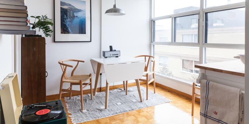 West elm drop shop leaf table used