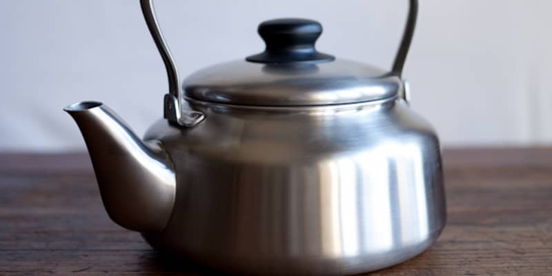 Classic tea store kettle