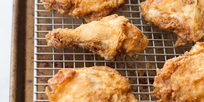 Cooling rack for fried chicken 2025