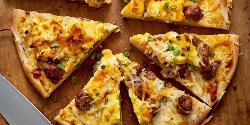 Breakfast pizza top near me