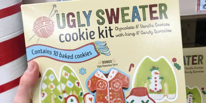 Trader joe's ugly shop sweater cookies
