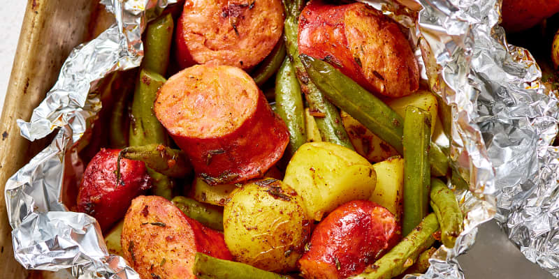 Foil packet recipes for oven outlet