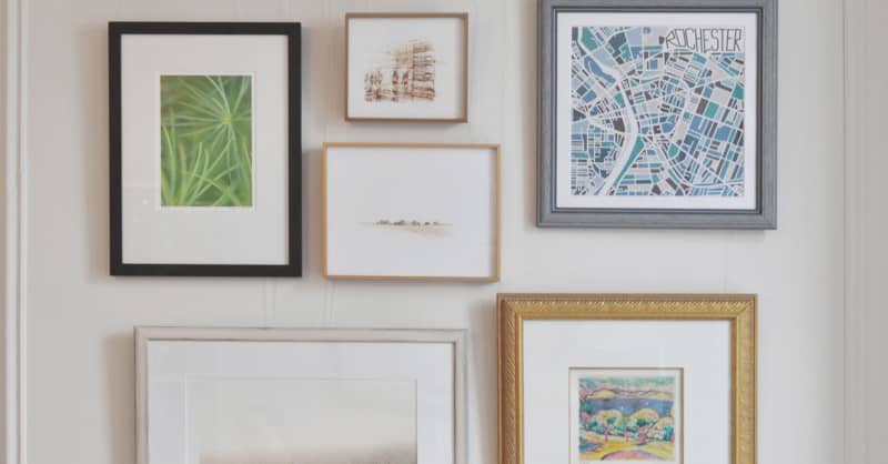 Frugal Living How To Frame Your Art On The Apartment Therapy