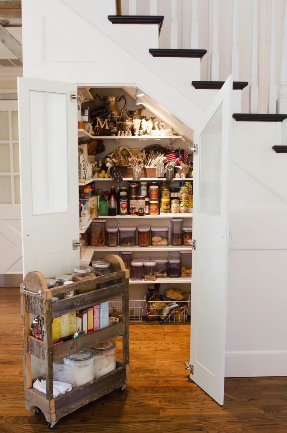 Under The Stairs Storage | Food Storage Ideas for Small Homes