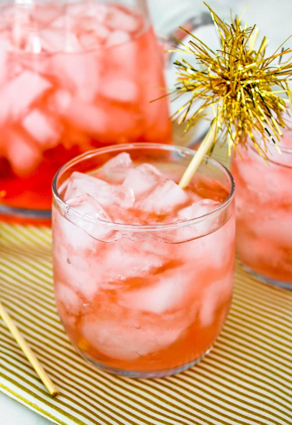 Cranberry And St. Germain Pitcher Sparkler | Elderflower Liqueur Recipes And Cocktails For Spring And Summer