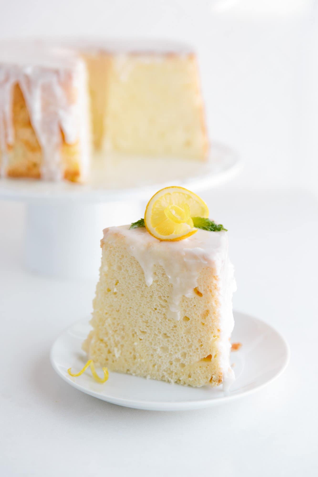 Meyer Lemon Chiffon Cake