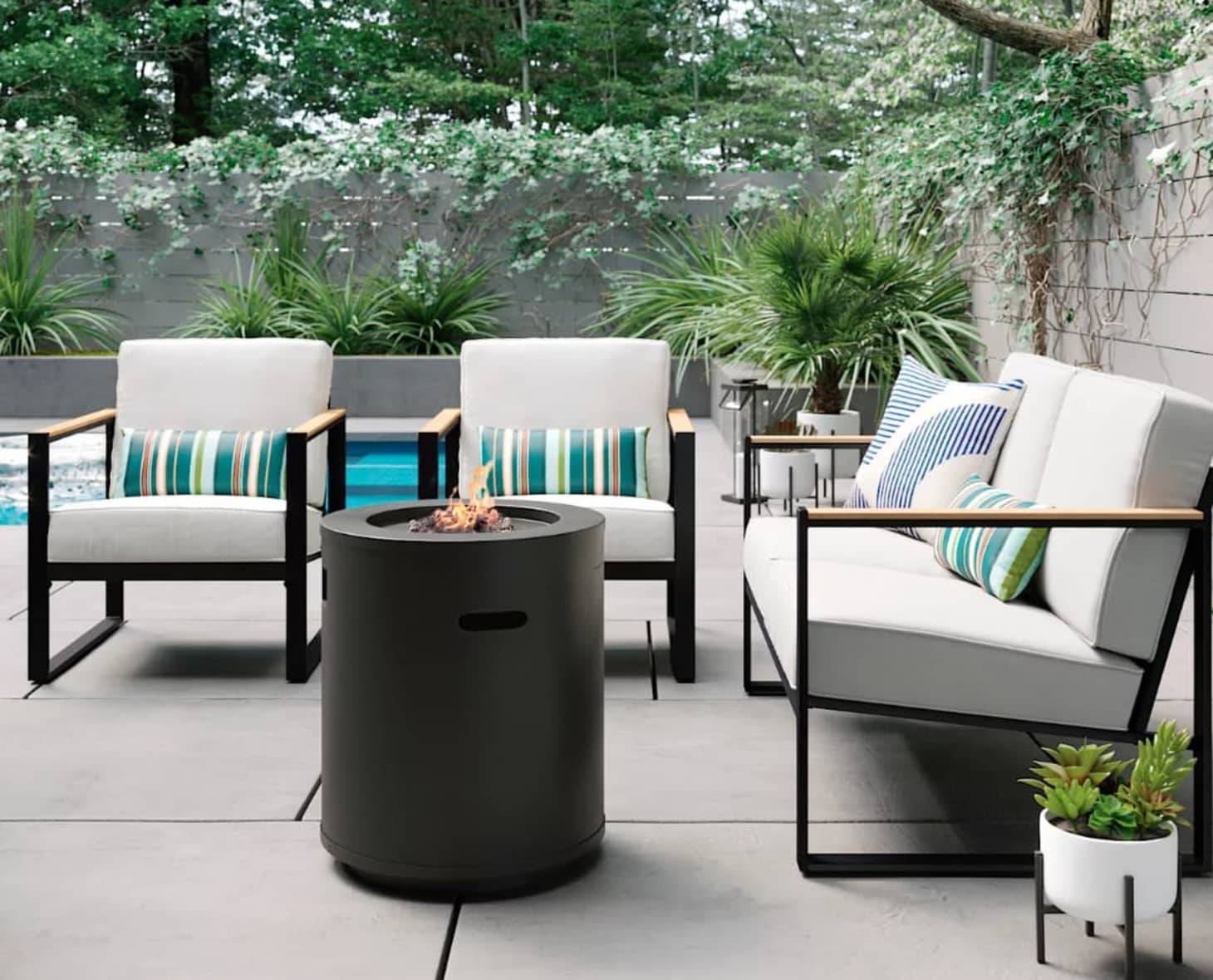 The Best Fire Columns Outdoor Fire Pit Alternative Apartment