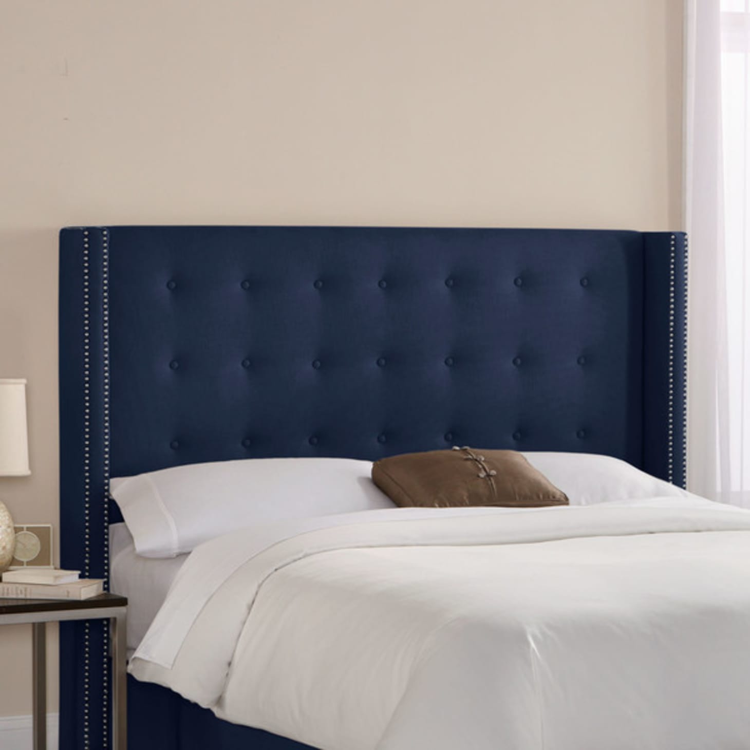 20 York Linen Fabric Upholstered Headboard Available In 5