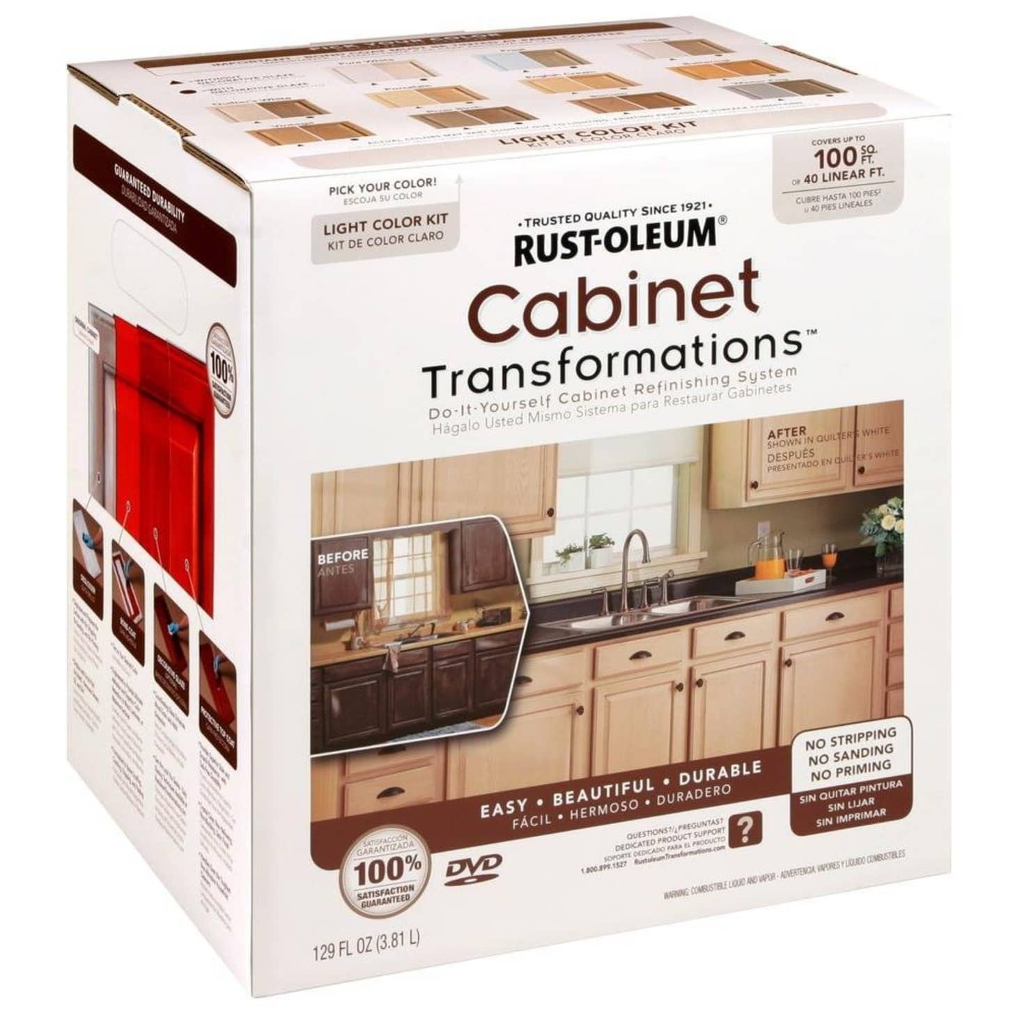 Rust Oleum Cabinet Refinishing Kit Apartment Therapy