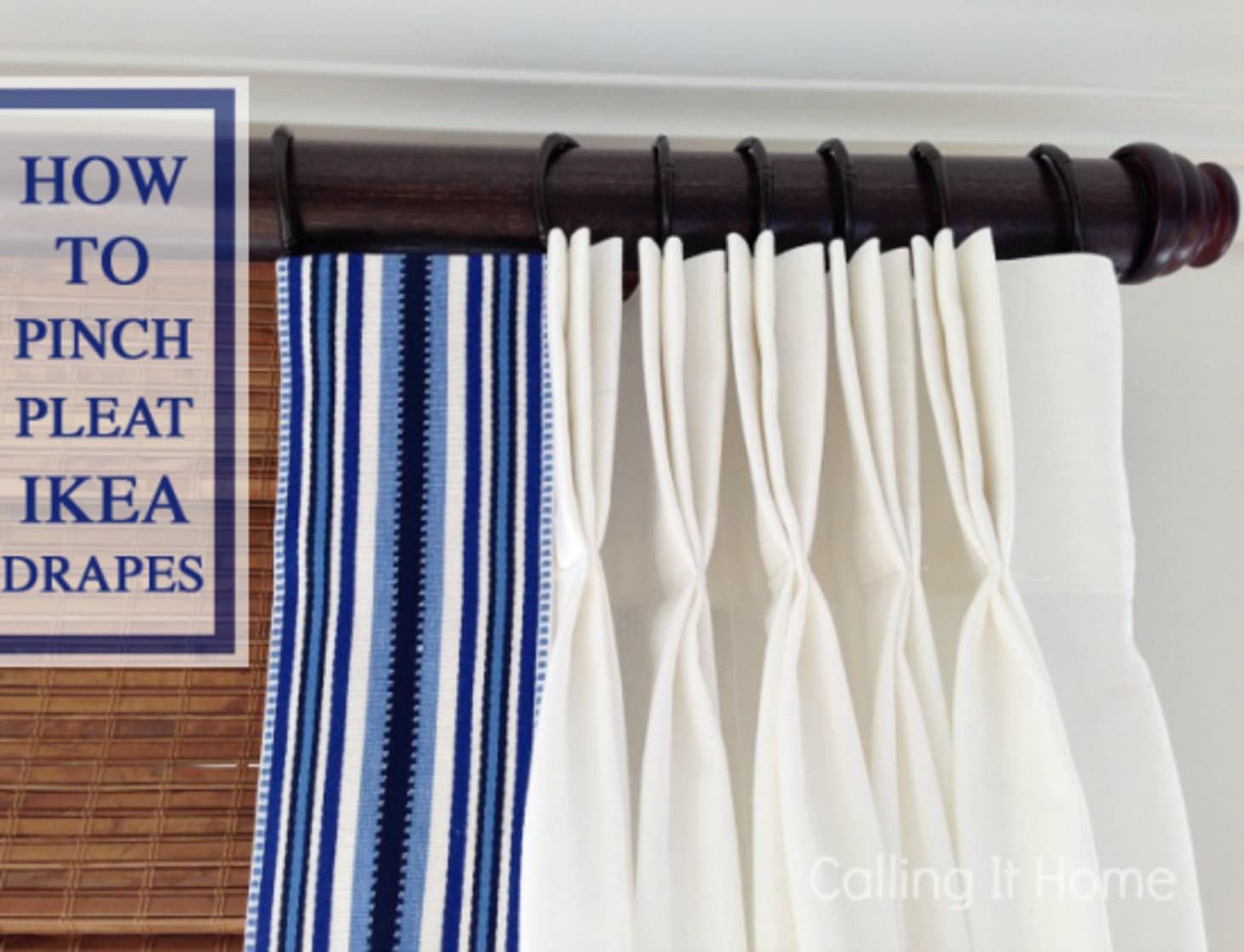 Diy Home Decorating Idea How To Pinch Pleat Ikea Curtains