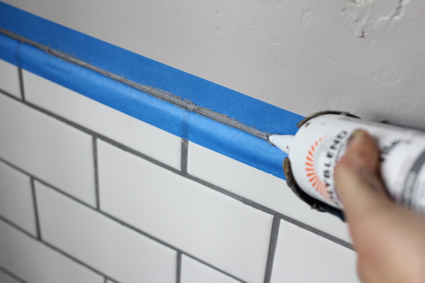 Renovation Project Secret How To Lay A Perfect Bead of Caulk Quickly