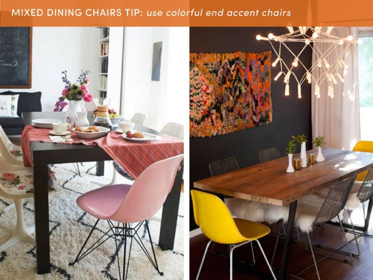 10 Style Tips For Pulling Off A Mix Match Dining Set