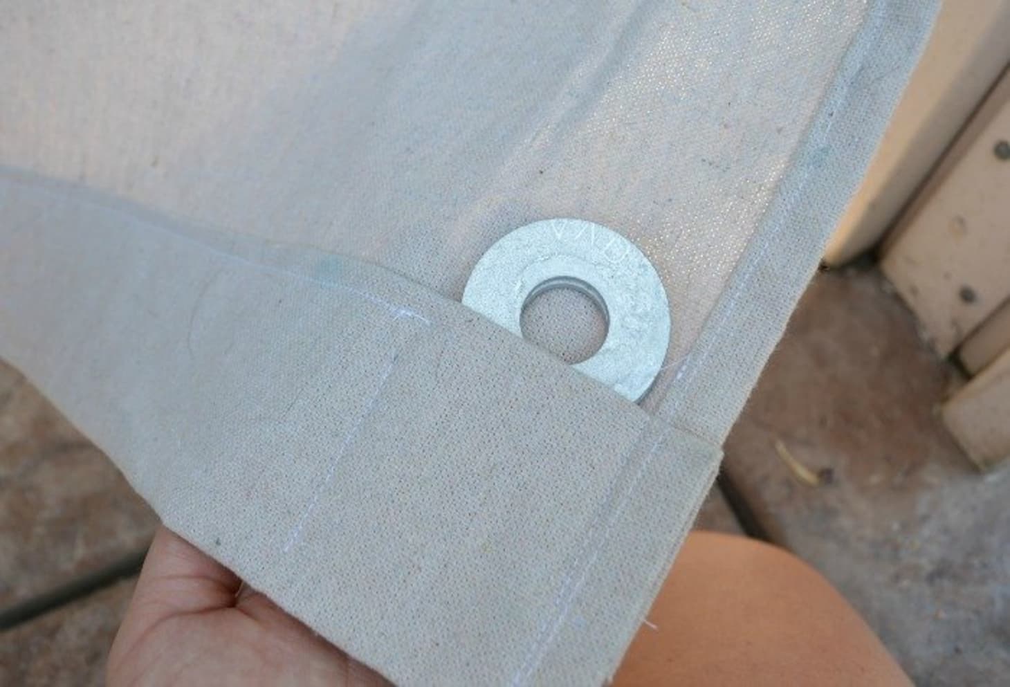 Diy These Easy Drop Cloth Outdoor Curtains For Under 50