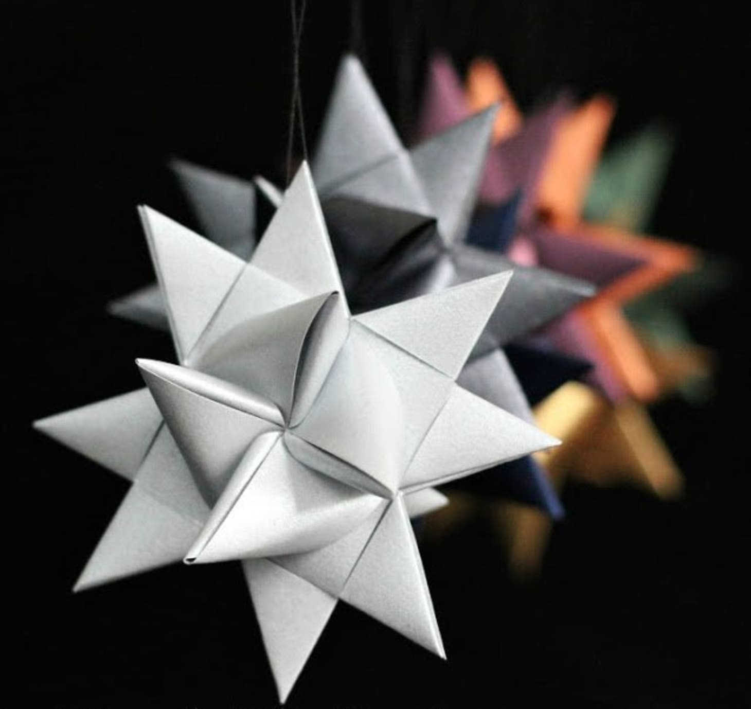 Origami Christmas Ornaments Apartment Therapy