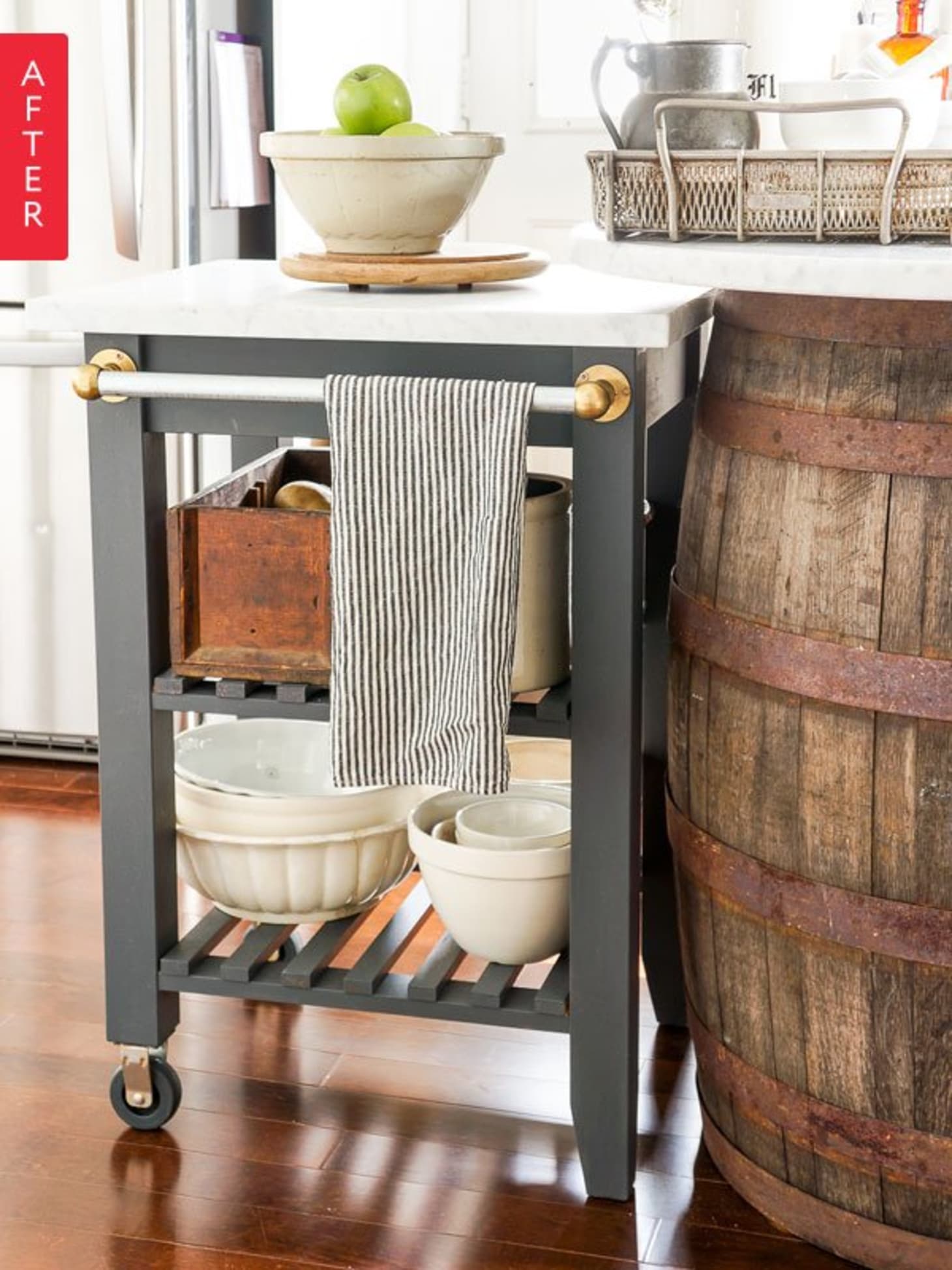 Before After Ikea Bekvam Cart Gets A Makeover Apartment Therapy