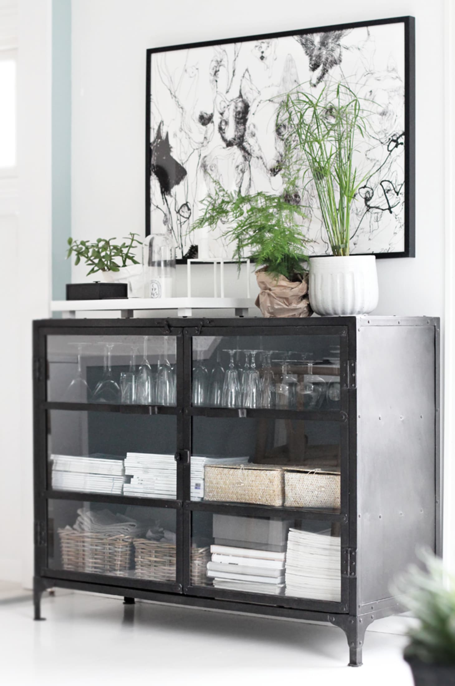 Curio Cabinet Comeback Display Cases In Modern Rooms Apartment