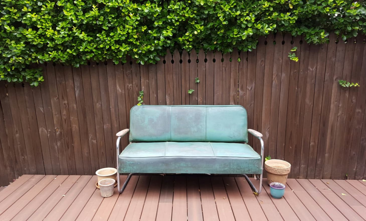 How Can I Refresh A Vintage Vinyl Couch Apartment Therapy