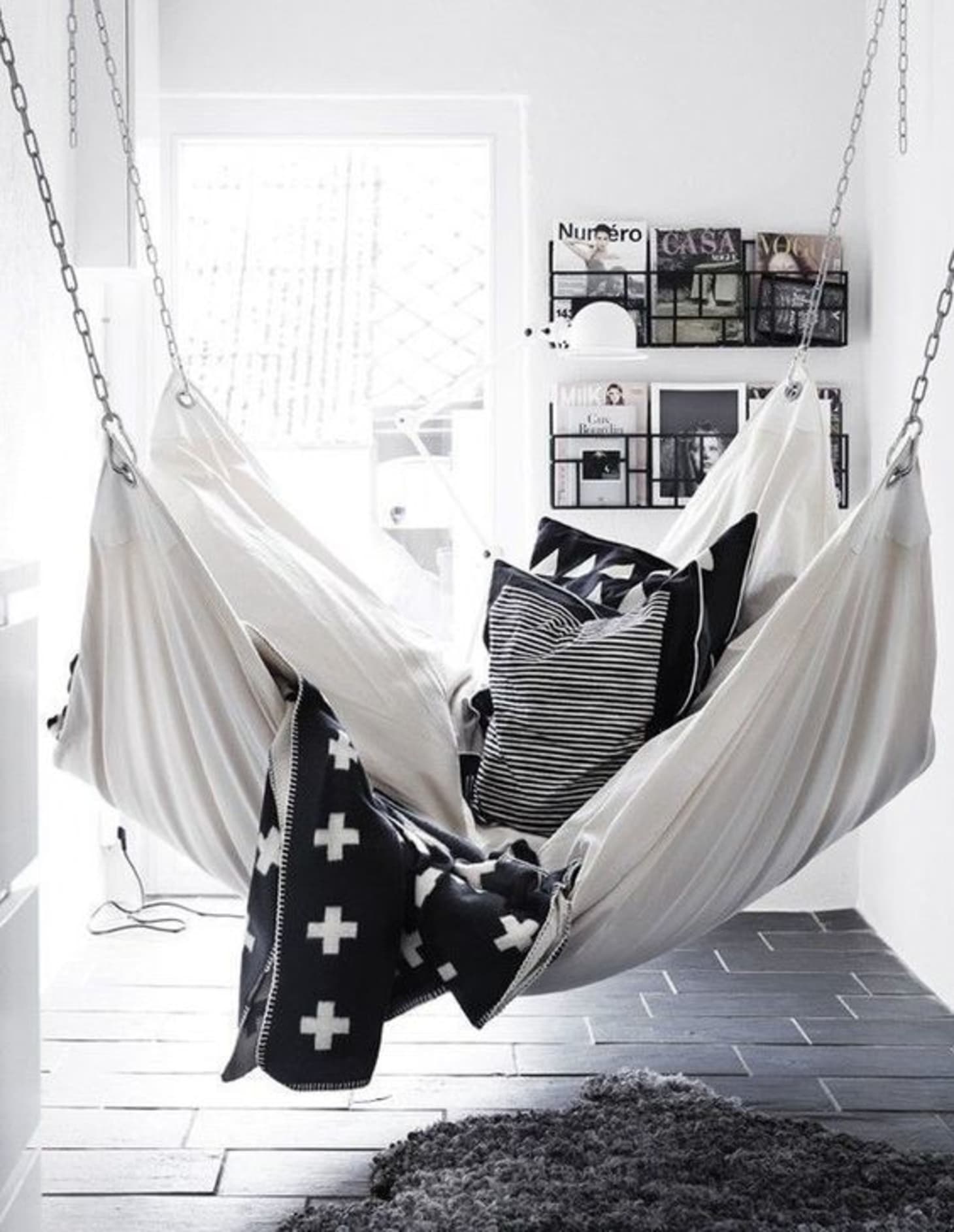 Bring The Outdoors In Living Room Hammocks Hanging Chairs