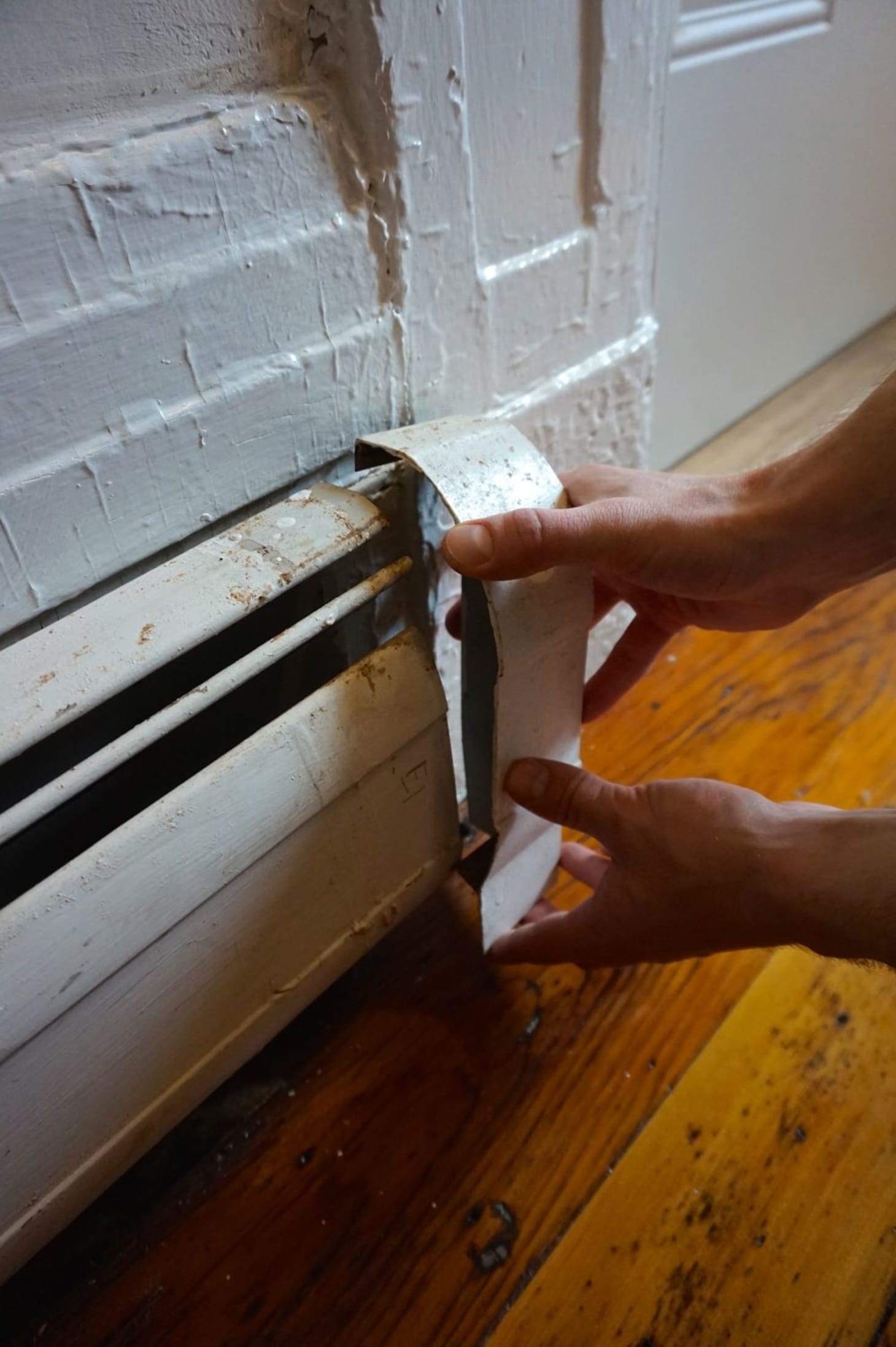 How To Paint Metal Baseboard Heater Covers Tutorial