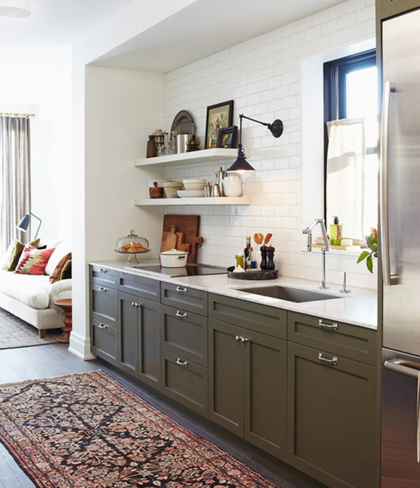 Green Painted Kitchen Cabinets We Love Right Now Apartment Therapy