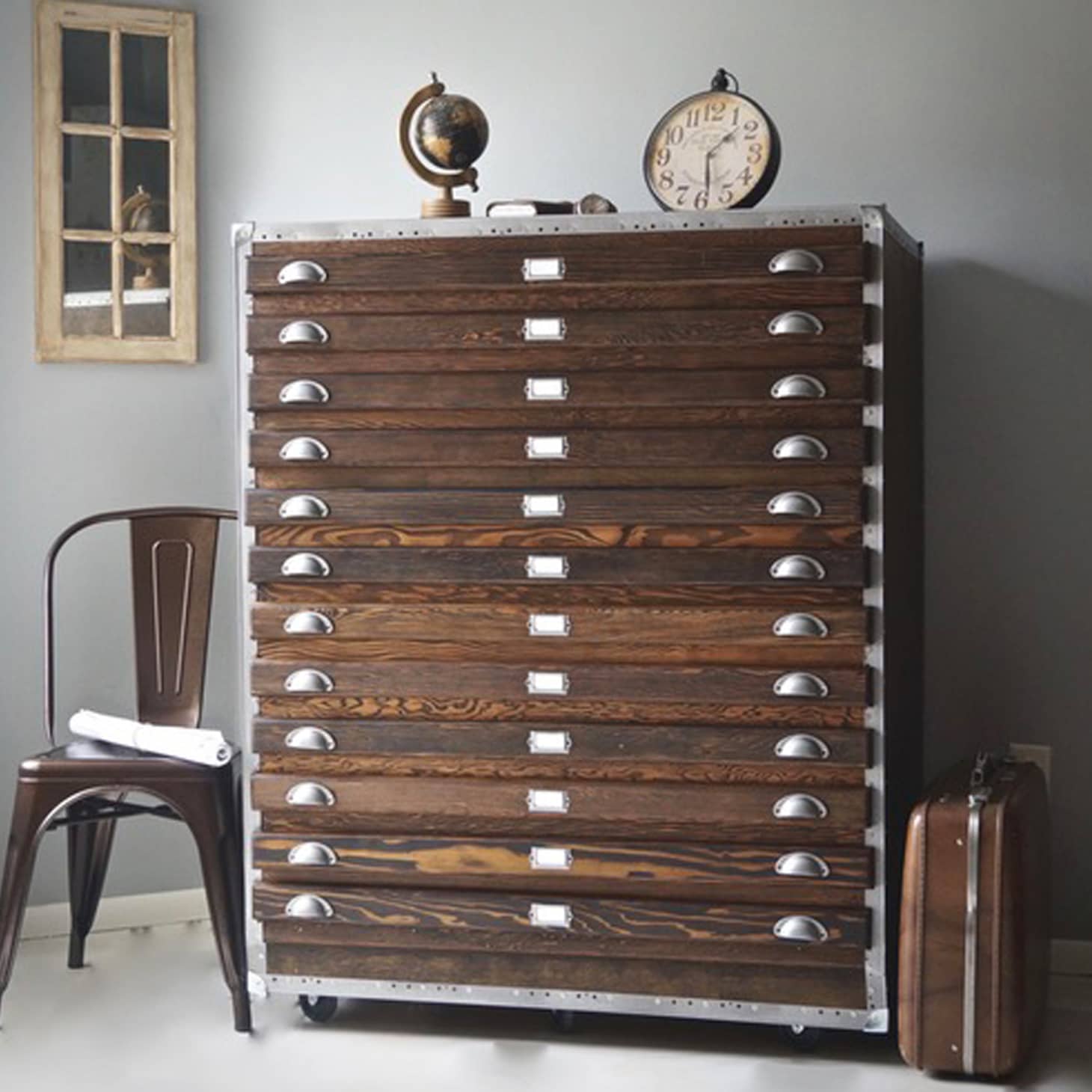 Get It For Less Vintage Industrial Flat File Cabinet Apartment