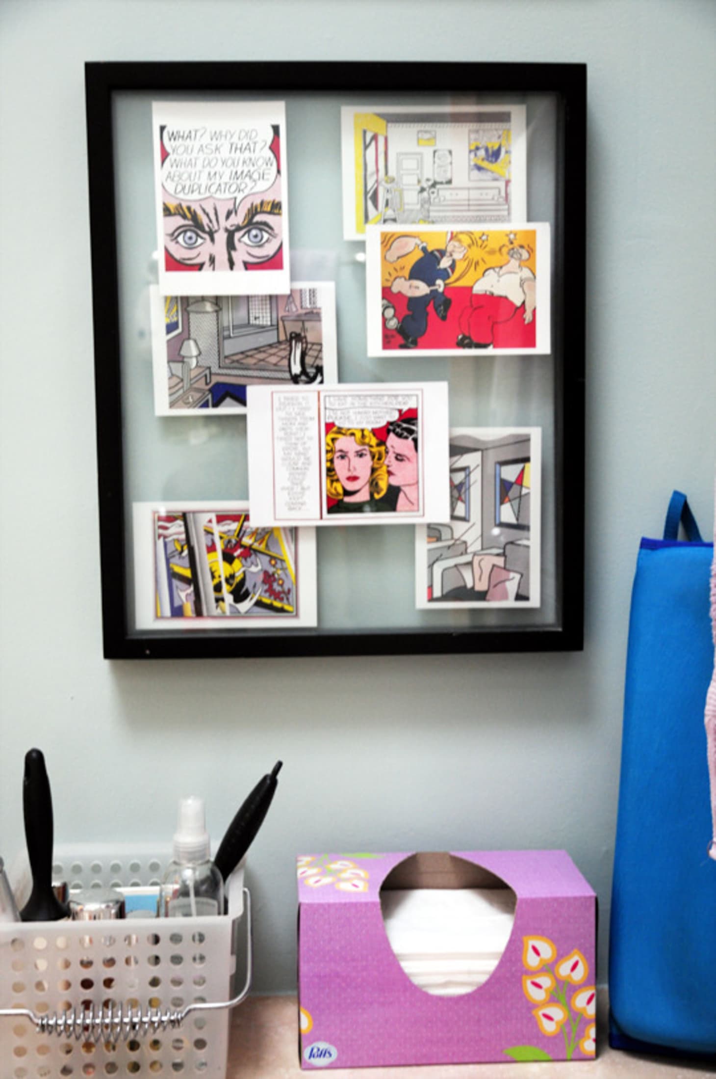 Floating Glass Frames Let You Quickly Display Art
