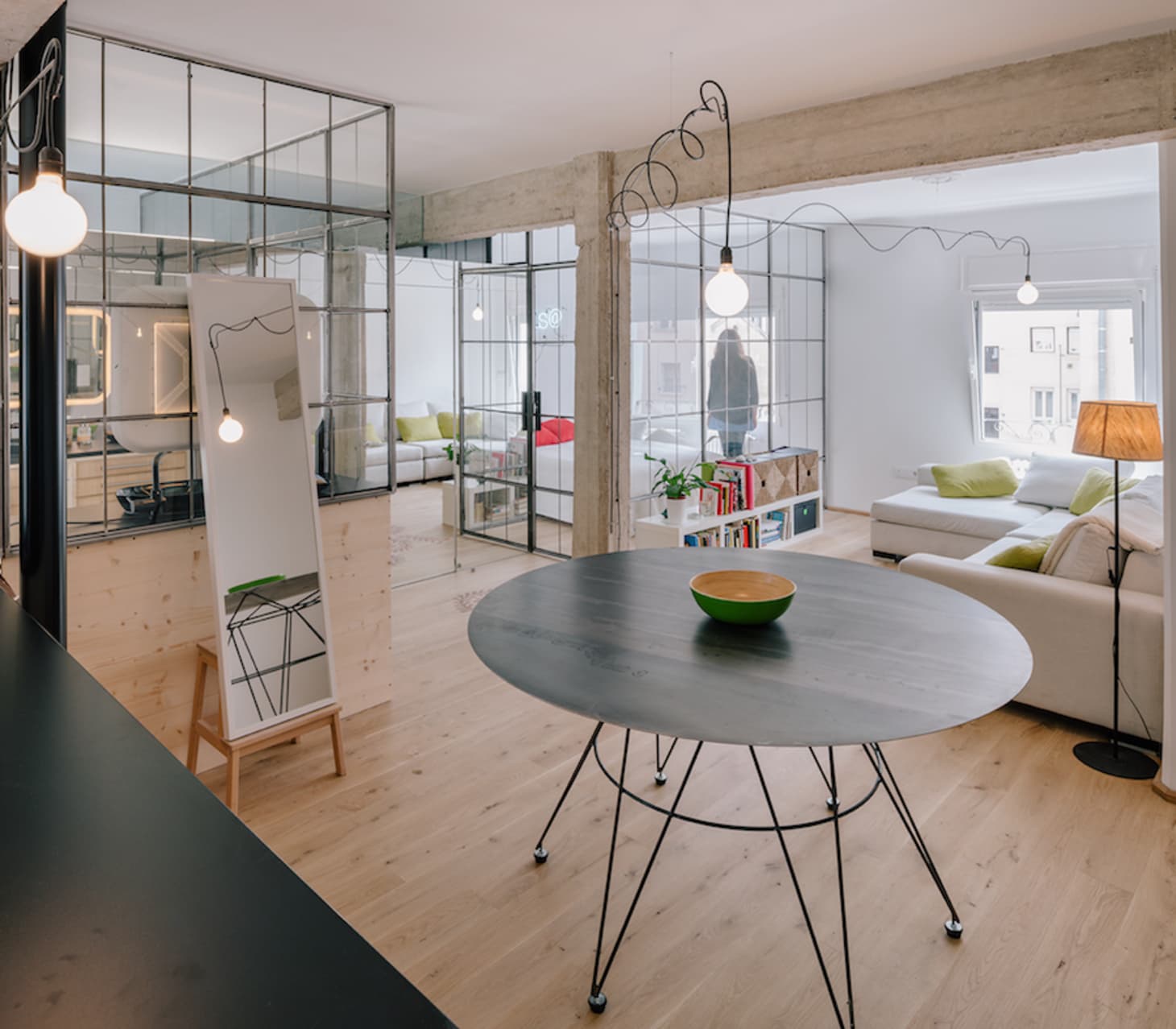 Smoke Mirrors How A Small Apartment Doubles Its Visual