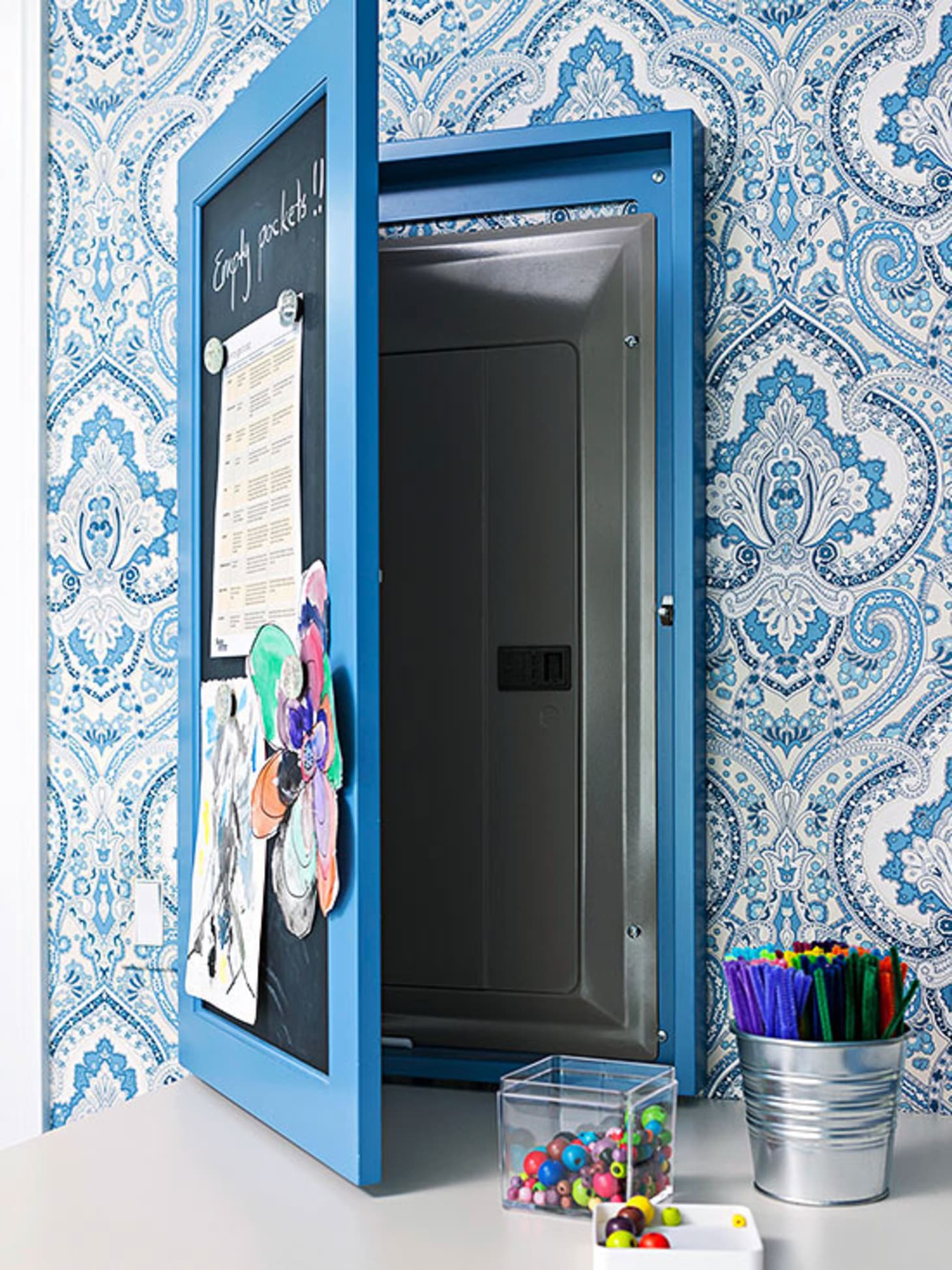 Ideas To Cover Electrical Panels Breaker Boxes Apartment Therapy