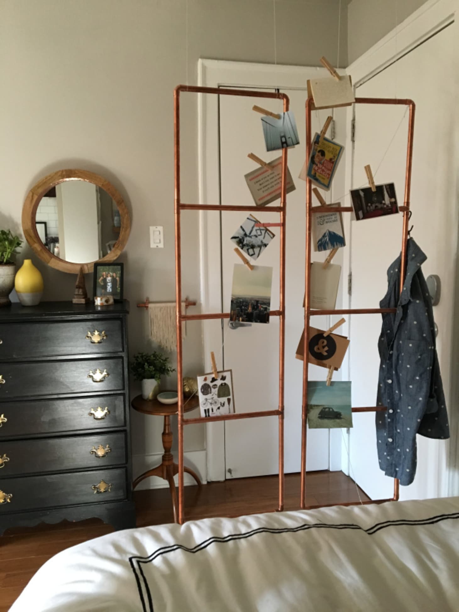 How To Make A Clever Easy Diy Copper Room Divider