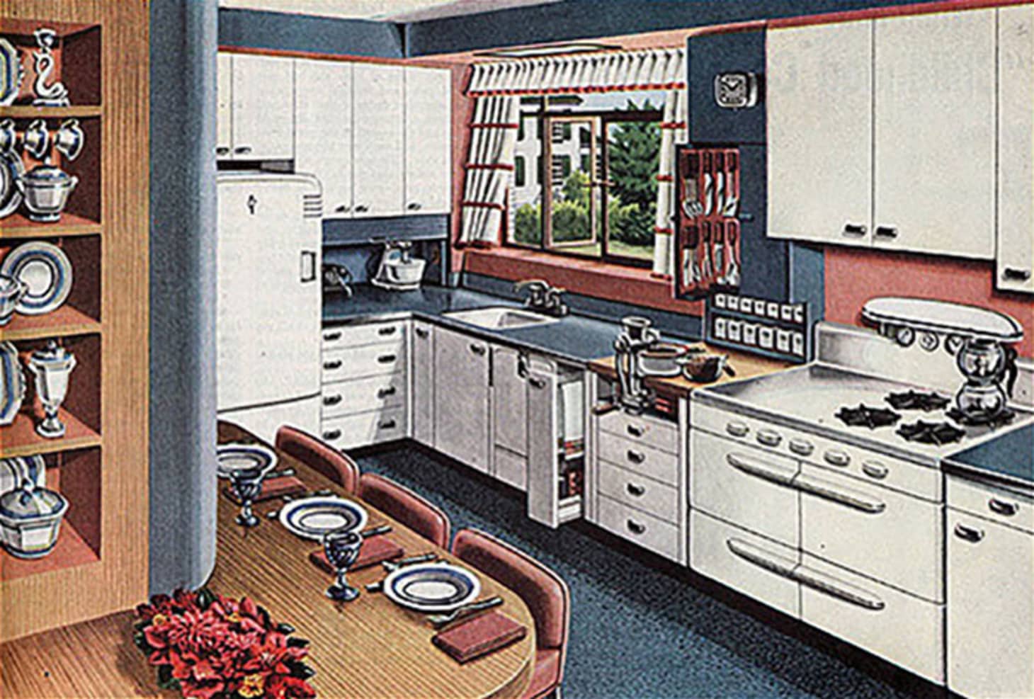 A Brief History Of Kitchen Design From The 1930s To 1940s