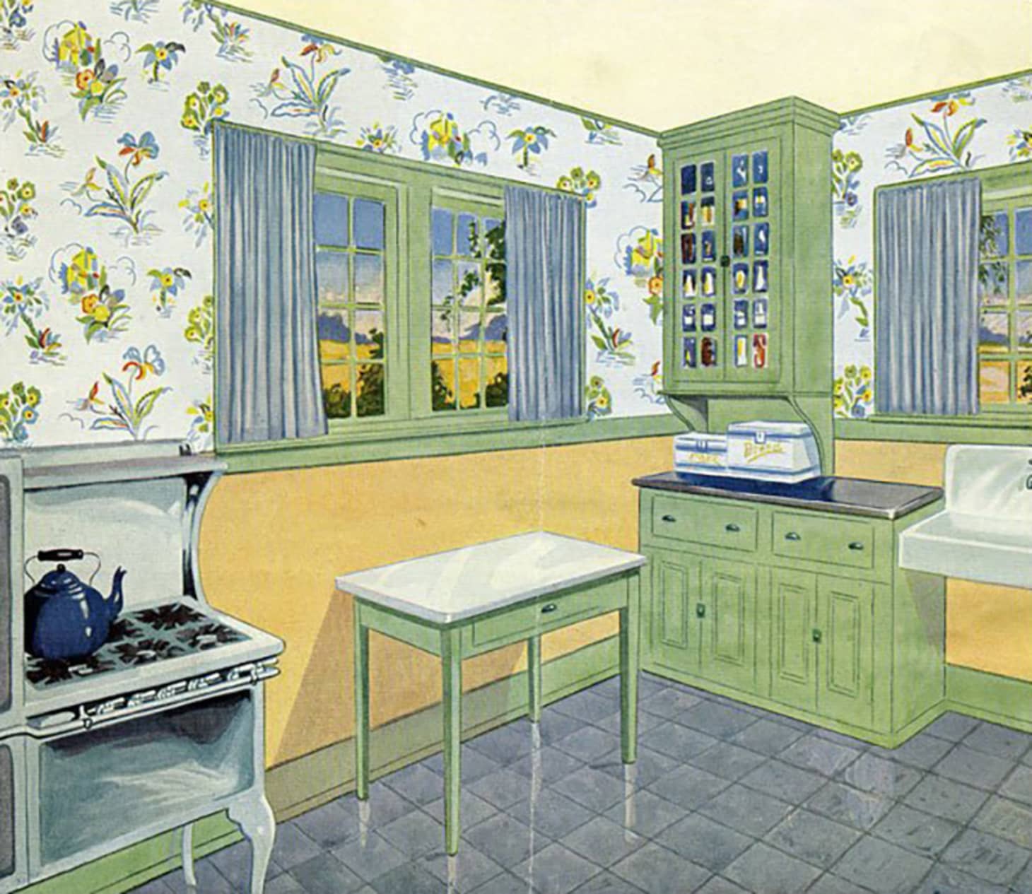 A Brief History Of Kitchen Design From 1900 To 1920 Apartment