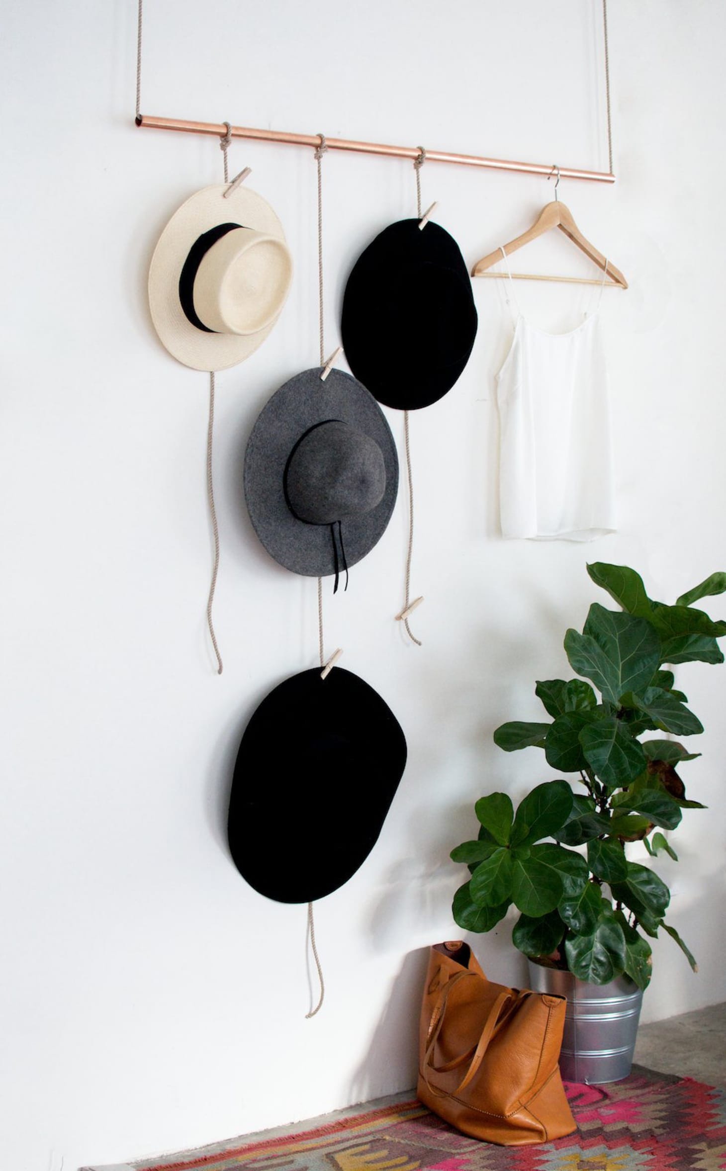 Ideas for Hanging & Displaying Hats | Apartment Therapy