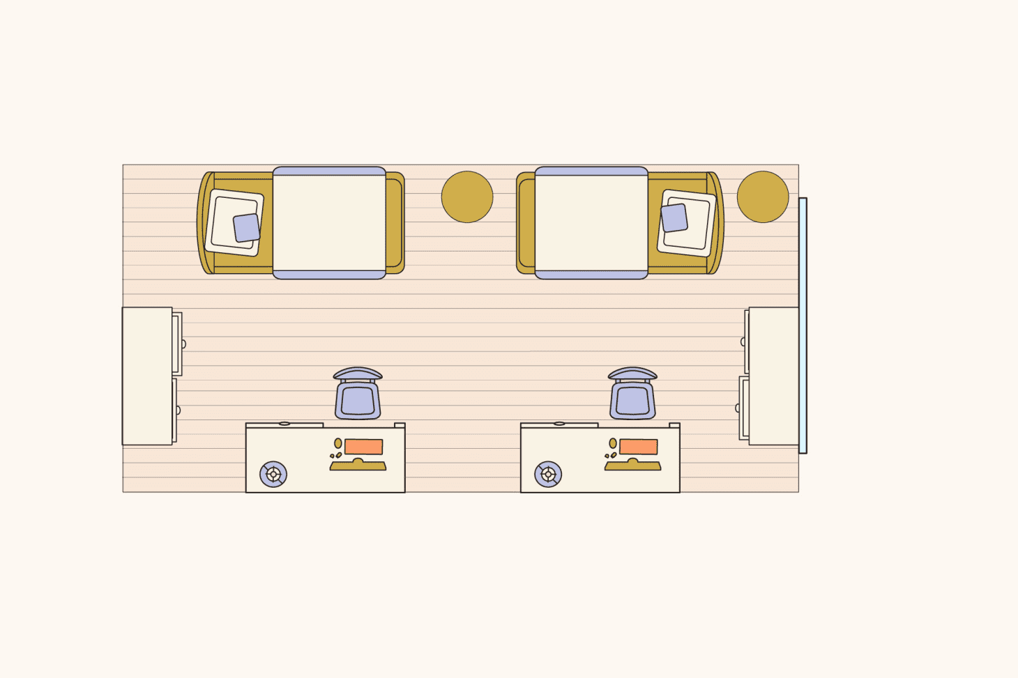 Ideas For Laying Out Two Twin Beds In A Bedroom Apartment