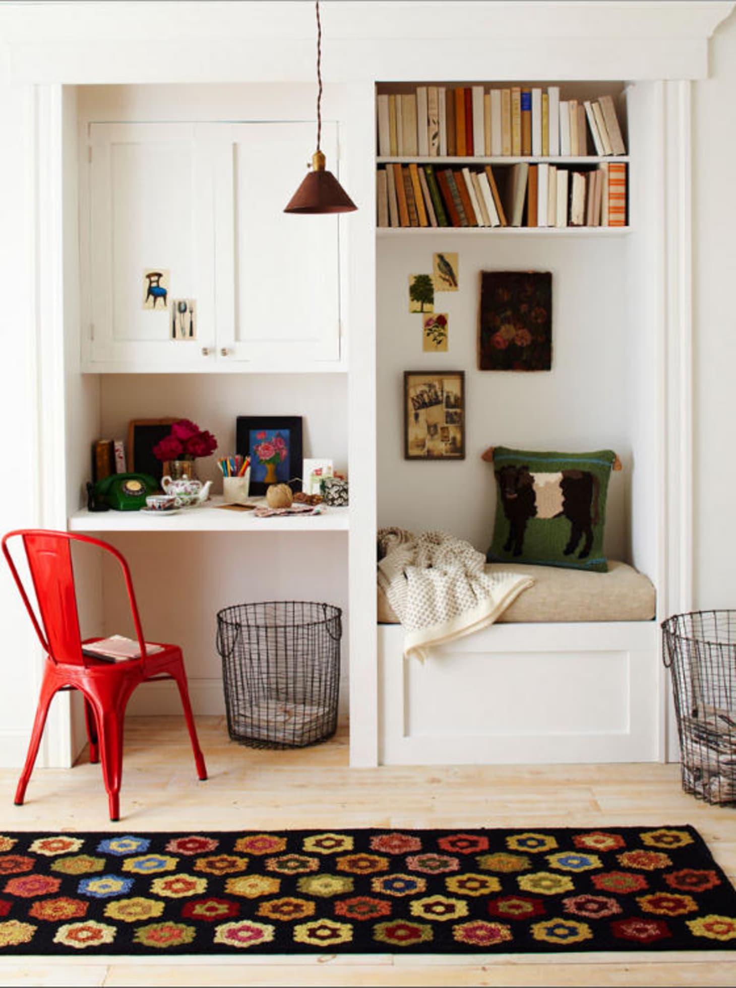 How To Fit A Reading Nook Into The Smallest Of Spaces