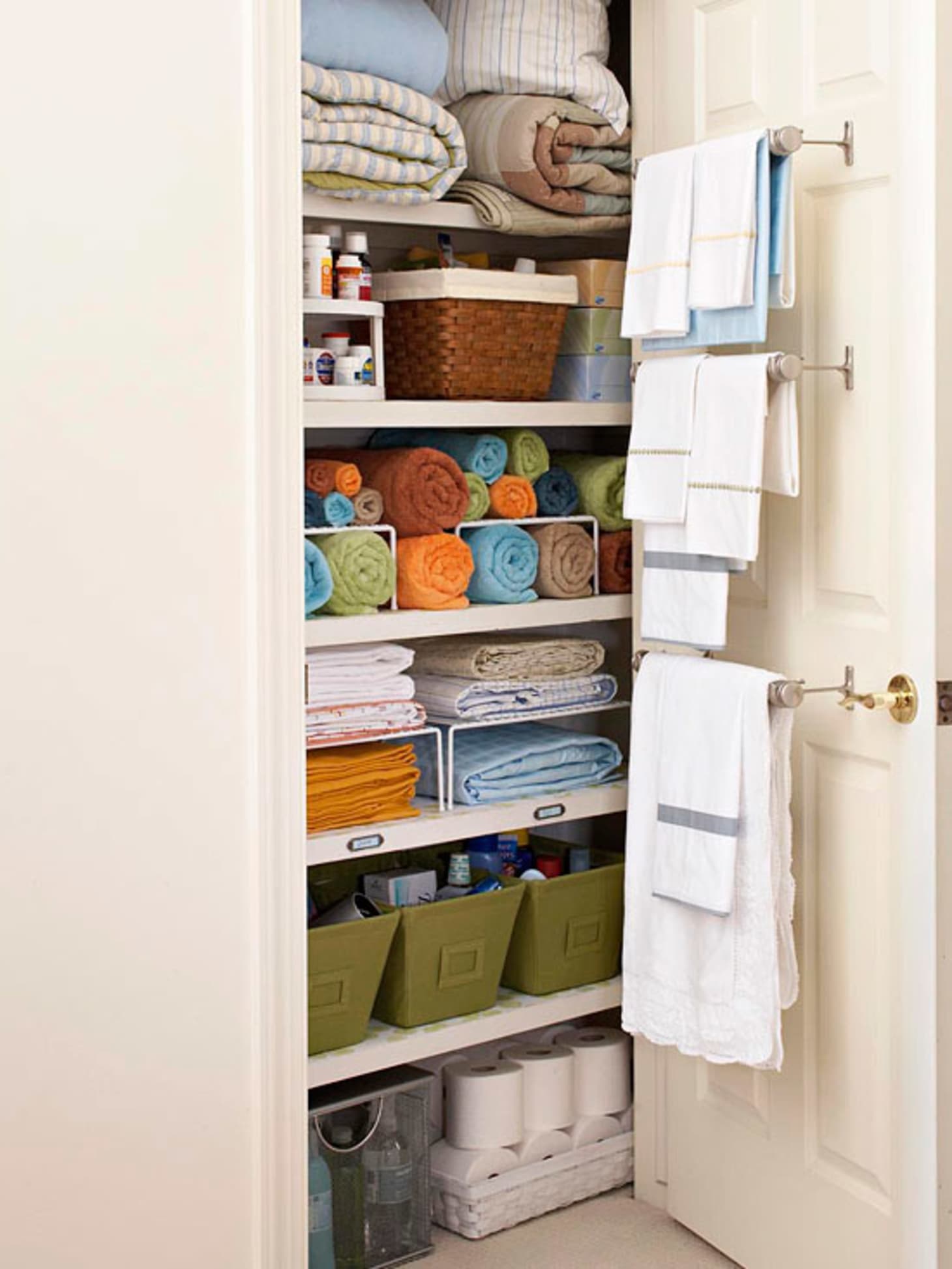 Linen Closet Organizing Ideas That Are Also Beautiful Apartment