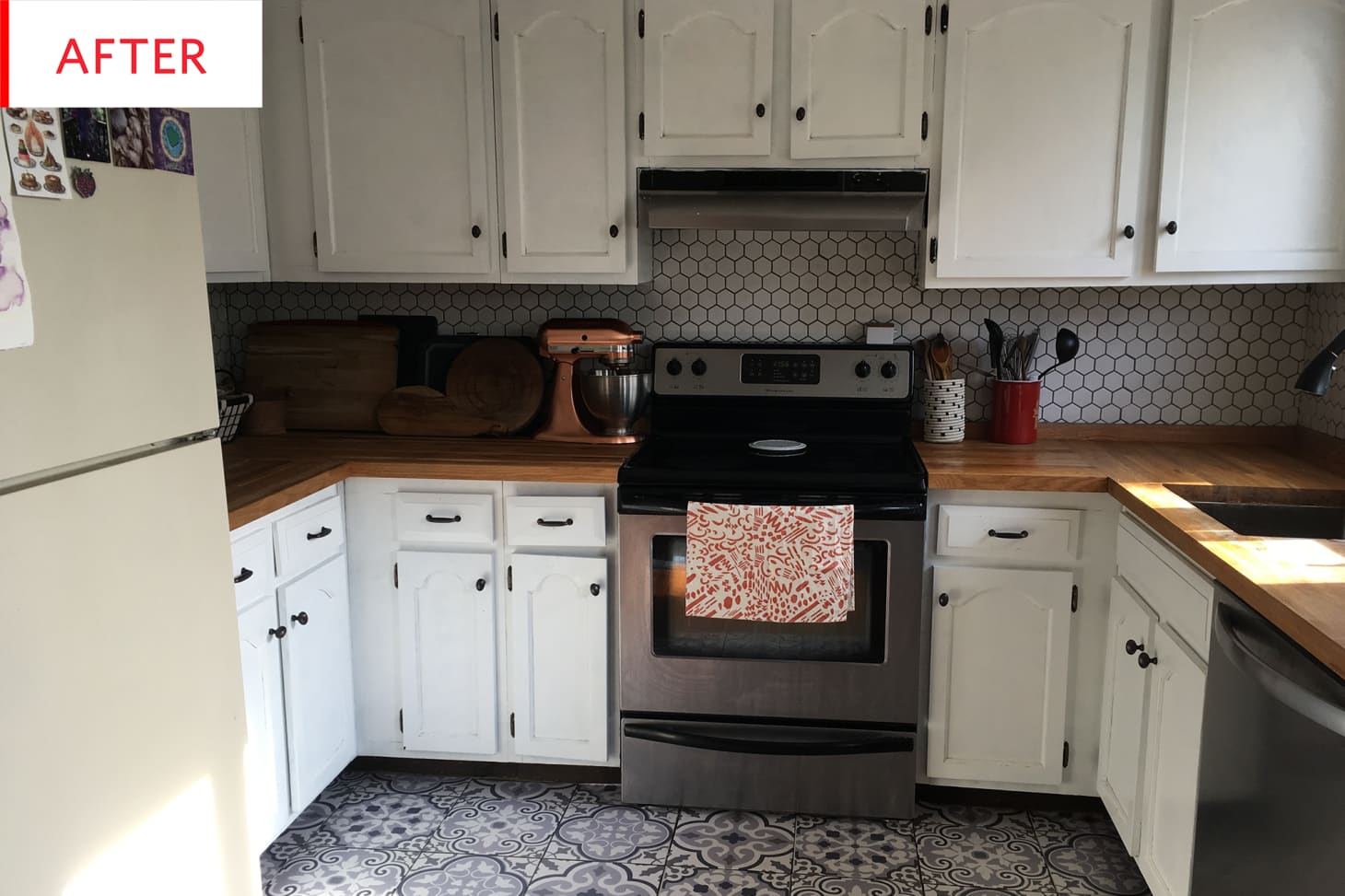 1k Budget Kitchen Facelift Home Remodeling Apartment Therapy