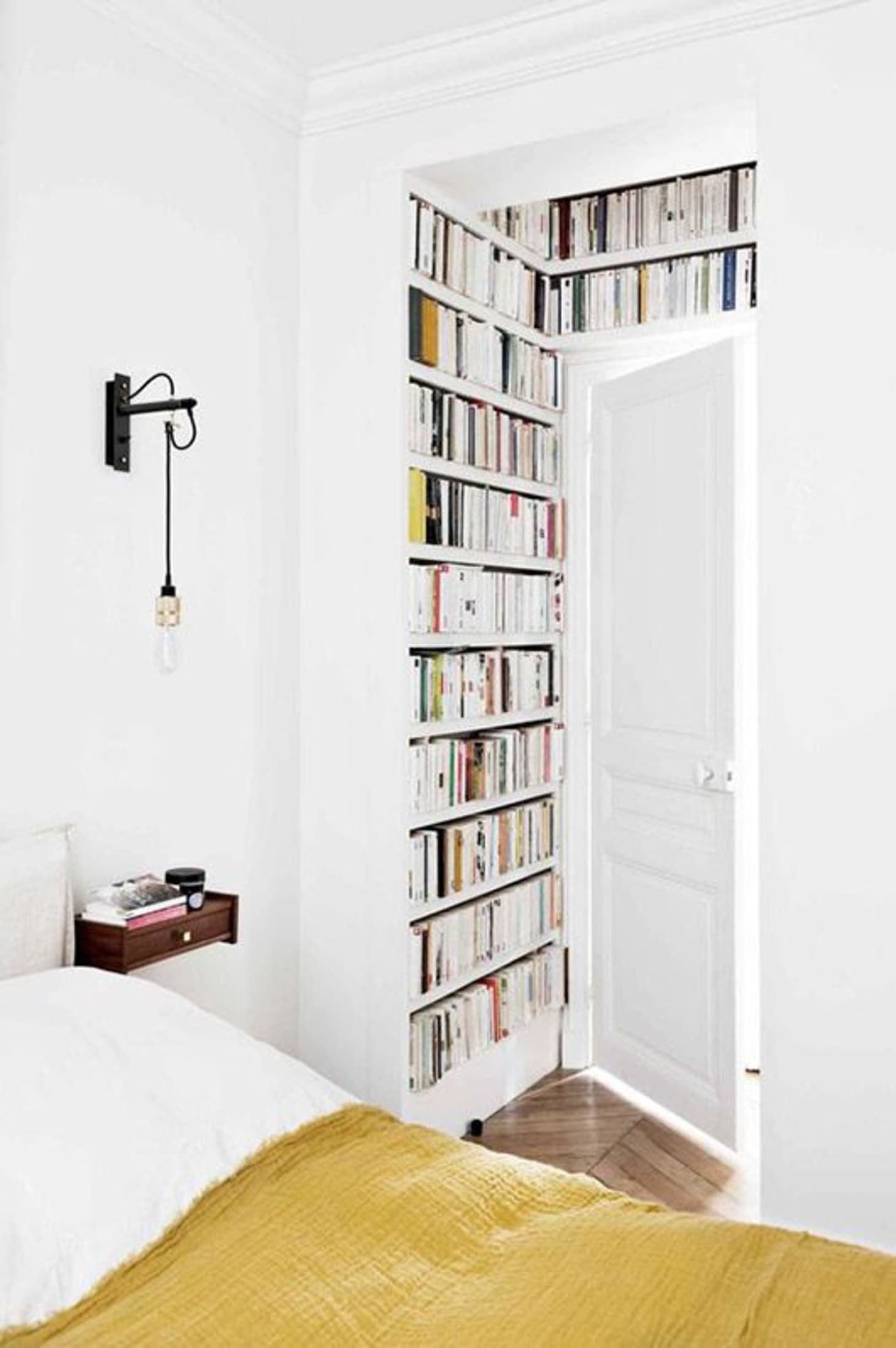 Book Storage Ideas For The Bedroom Apartment Therapy
