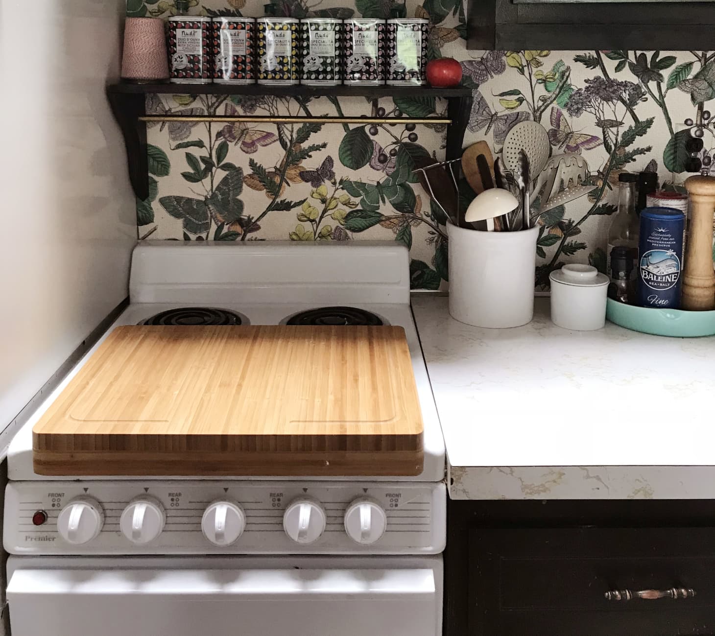 Small Kitchen More Counter Space Rental Hack Apartment Therapy