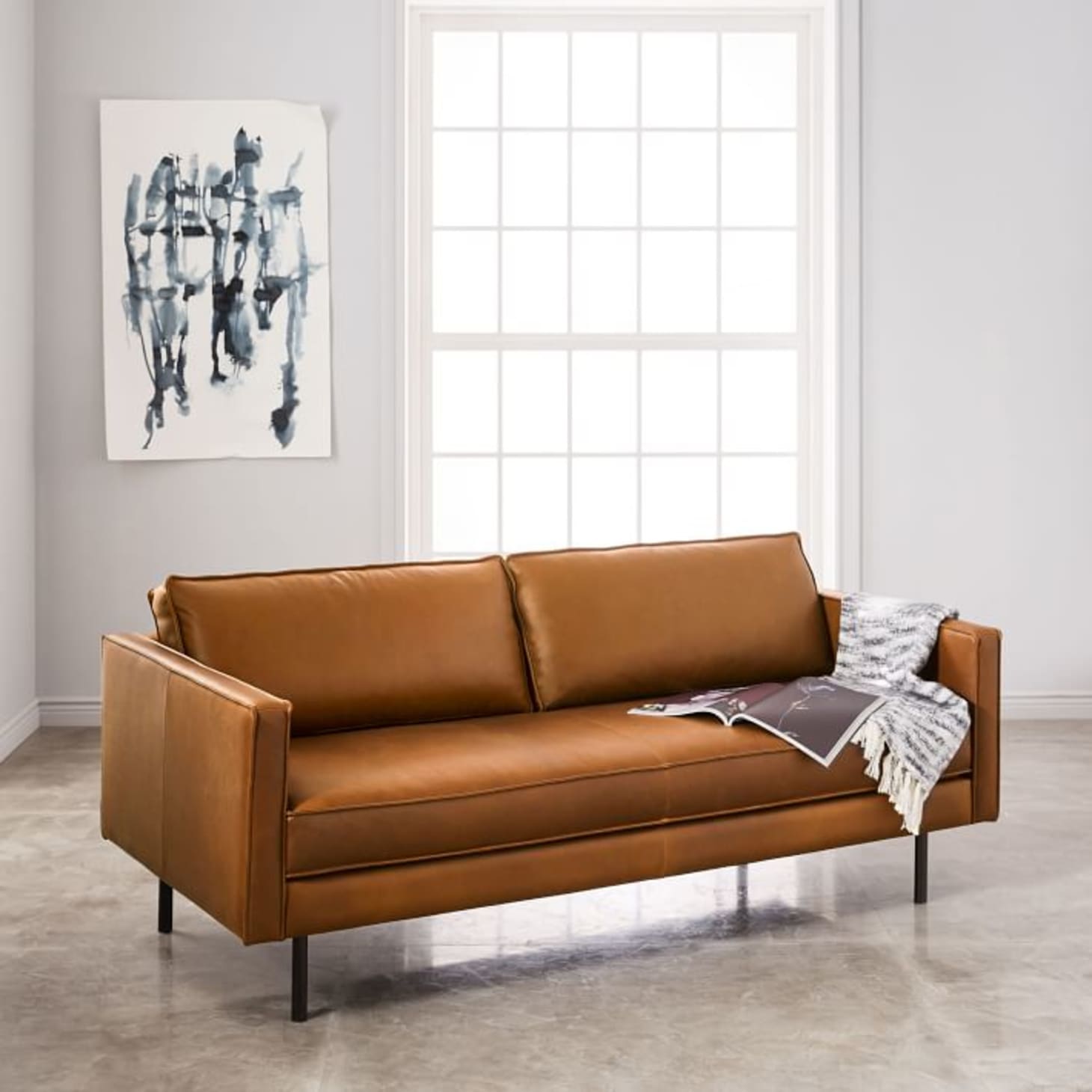 Tan Leather Sofa Trend Caramel Leather Sofa Apartment