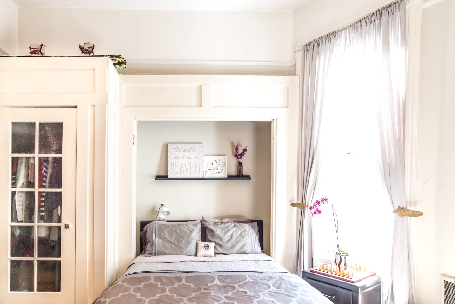 Studio Apartment Tips for Dividing a Bedroom Area Apartment Therapy