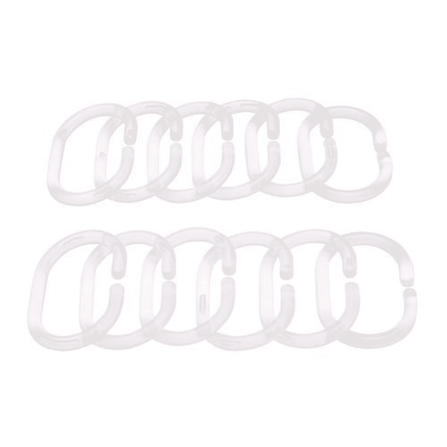 Plastic Shower Curtain Ring Organization Hack Apartment Therapy