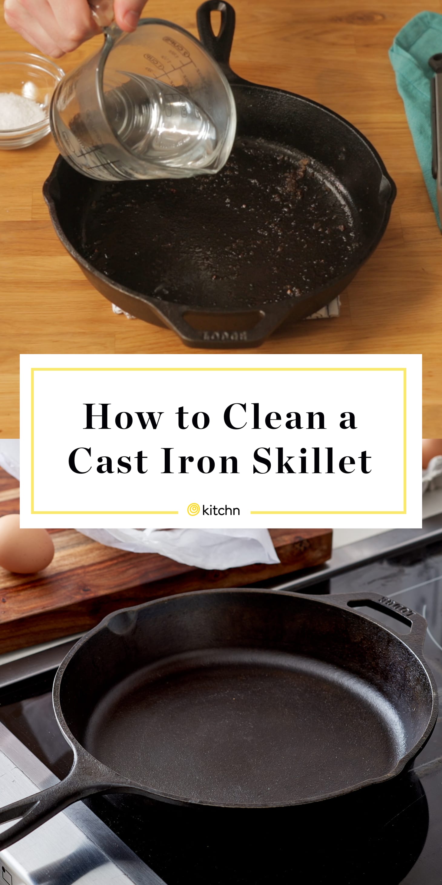 How to Clean a Cast Iron Skillet Kitchn