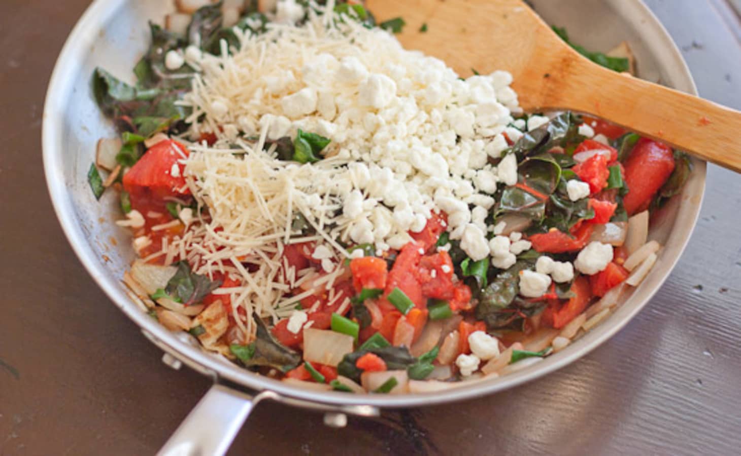 Recipe Goat Cheese and Swiss Chard Pasta Casserole Kitchn