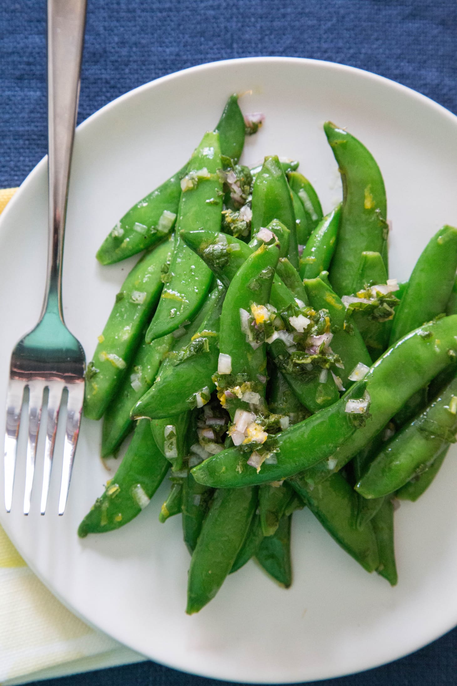 Recipe Snap Peas with Meyer Lemon and Mint Kitchn