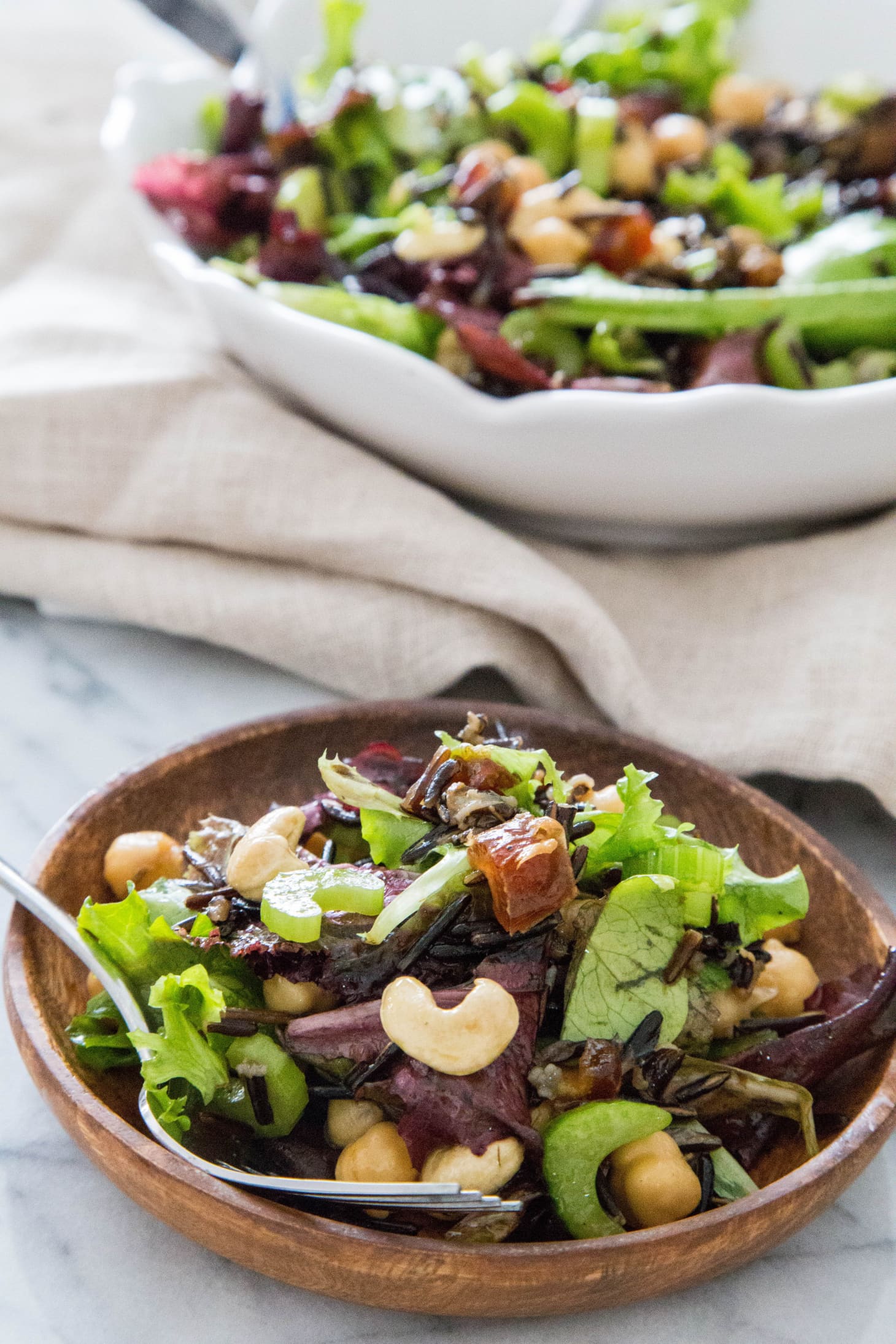 Recipe Wild Rice and Mixed Greens Salad Kitchn