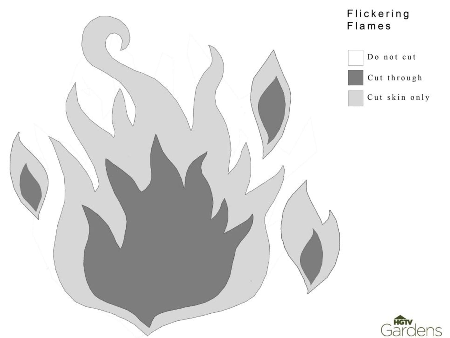 10 Absolutely free and Wonderful Halloween Pumpkin Stencils Kitchn photo relating to Flame Stencils Free Printable called 10 Cost-free and Wonderful Halloween Pumpkin Stencils Kitchn