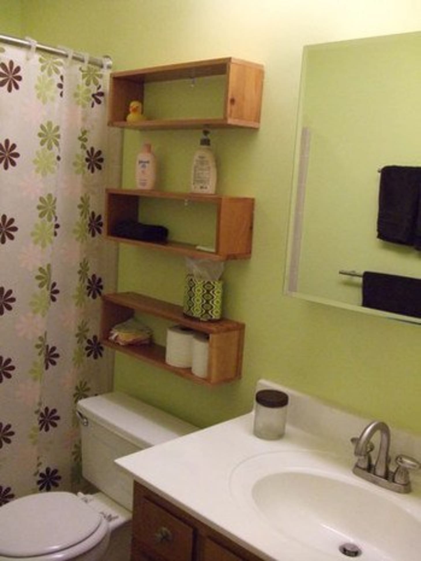 8 Ideas for What to Do With That Weird Space Above Your Toilet Apartment Therapy