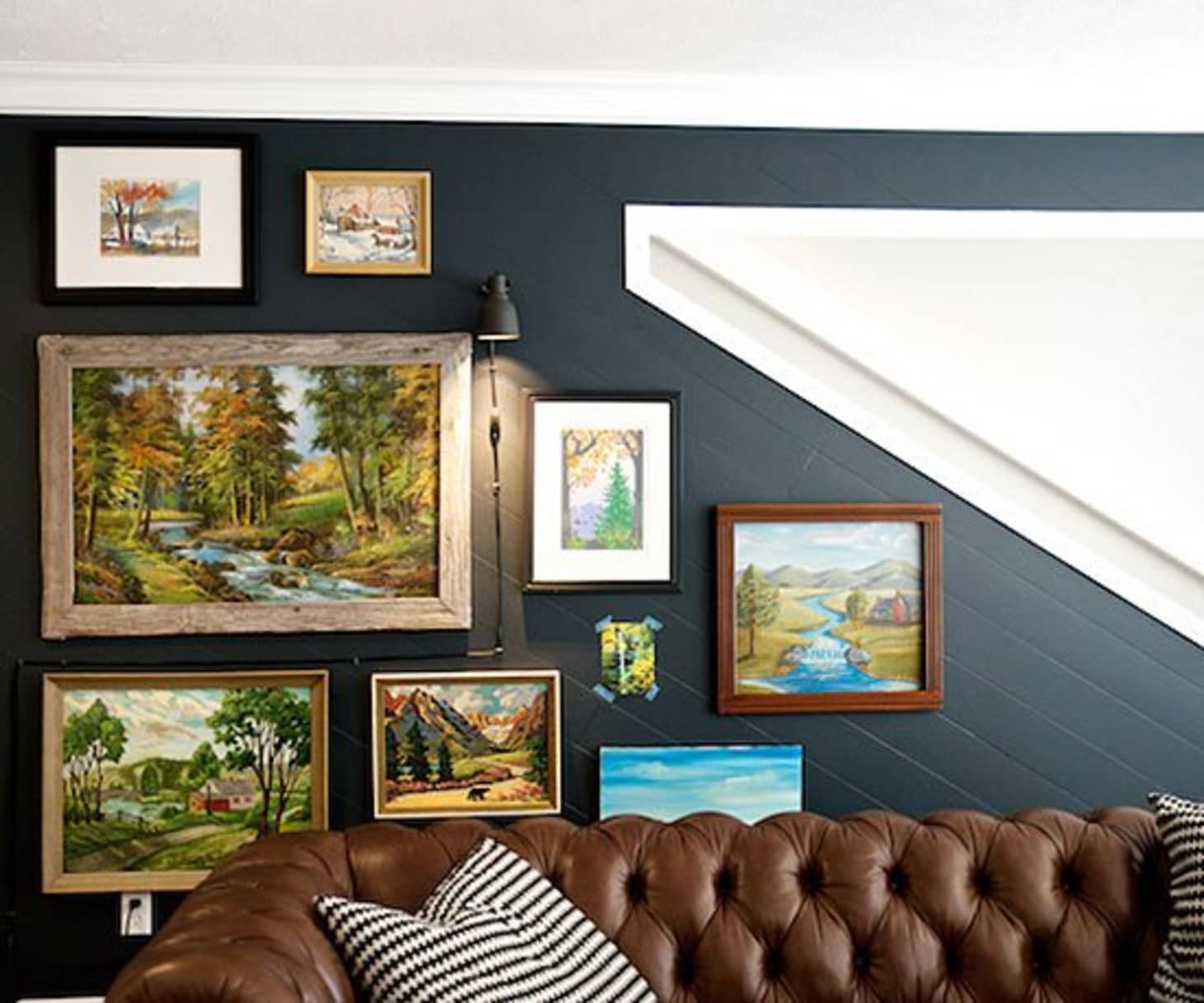 How To Decorate an Awkward Space with a Gallery Wall | Apartment Therapy