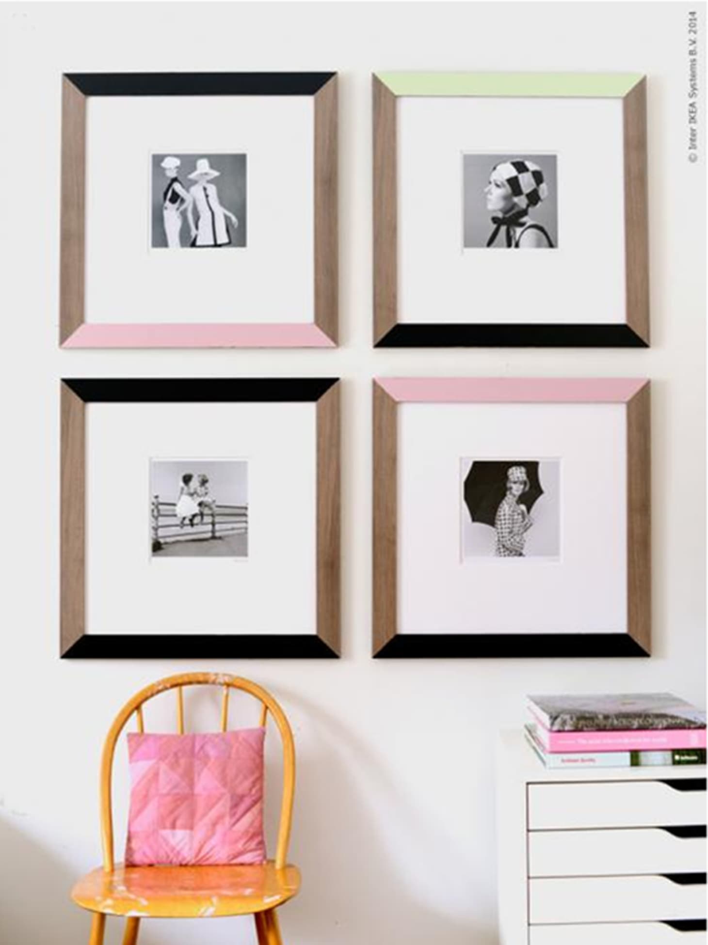 7 Ways to Upgrade IKEA Picture Frames Apartment Therapy