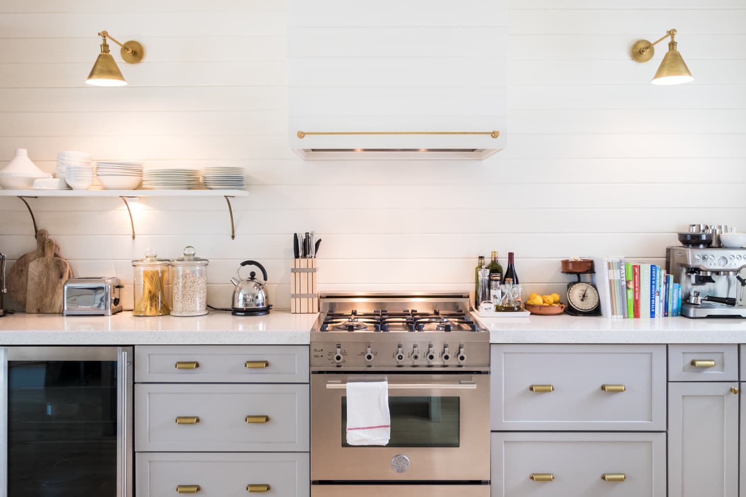 minimalist kitchen lighting idea apartment therapy